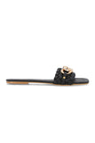SPUTNIK Black Flat Slipper H02152/002