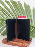 Querro Leather- Card Holder - Black