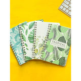 Shein - 1Pc Leaf Print Cover Random Notebook