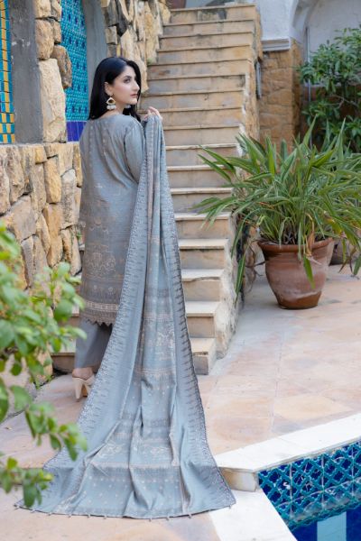 Kinara Digital Printed Dhanak with Sequins Embriodered Alternate Head &Two Side Scalloped Embroidered Border on Dhanak Duppata KIN-001