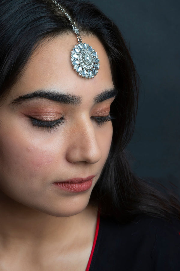 Irenic - Kundan Phool Tika Silver