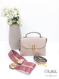 Chattels by M Callie leather Bag- Beige
