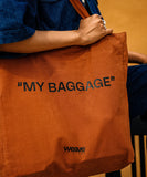 Weave Wardrobe - Leather Hue My Baggage Tote Bag