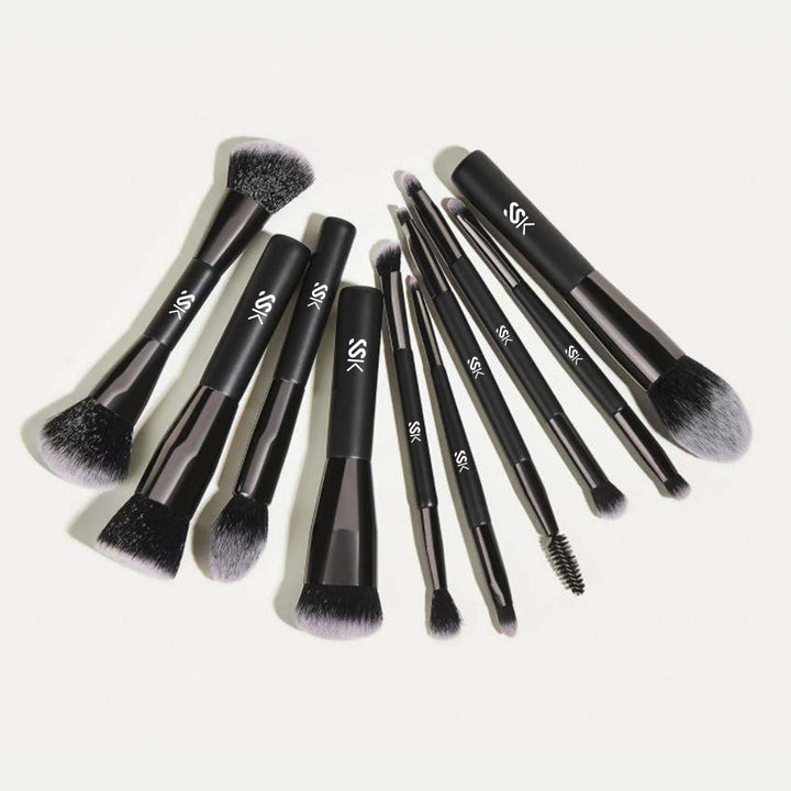 SSK Beauty- 10 Pcs Makeup Brush Set (Travel Size)