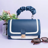 Shein - Flap Bag With Strap - Blue