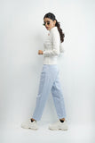 VYBE - Pants-Ice Twill Blue-1 For Women