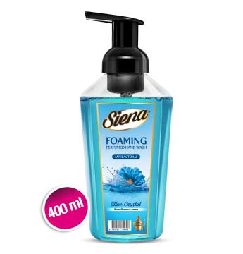 Siena- Perfumed + Antibacterial Foaming Hand Wash – Blue Crystal – 400ml