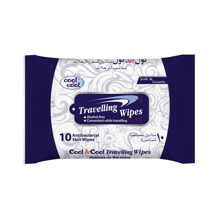 Cool & cool Travelling Wipes 10'S