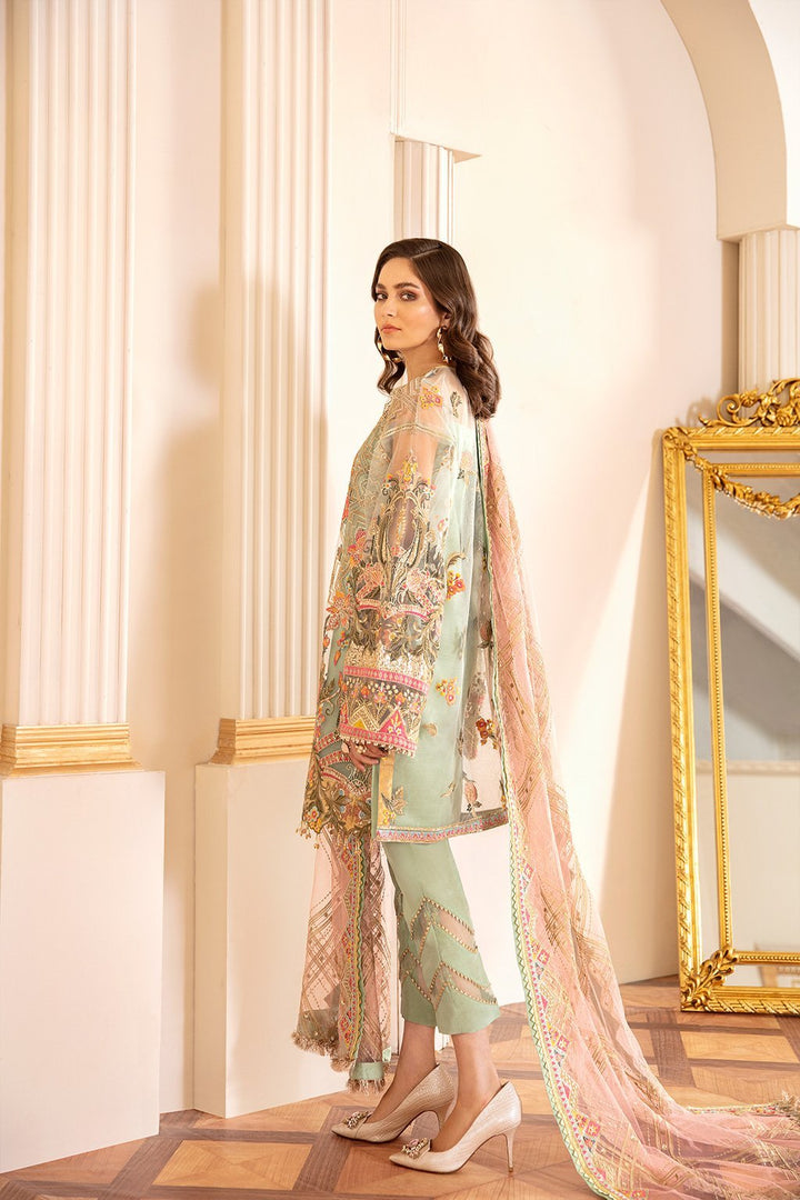 Baroque- Embroidered Lawn Suit Unstitched 3 Piece- CH07-01