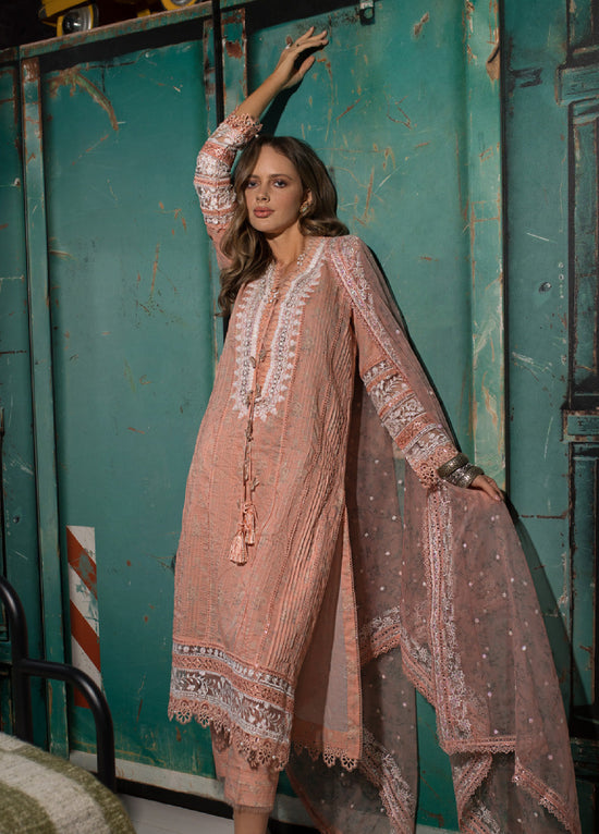 Vital Spring by Sobia Nazir Embroidered Lawn 3 Piece Unstitched Suit SN24VS SVS24-1A