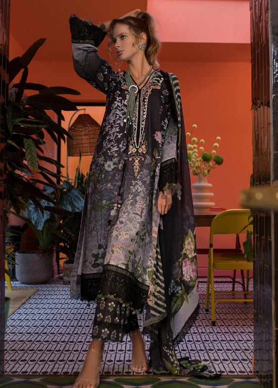 Vital Spring by Sobia Nazir Embroidered Lawn 3 Piece Unstitched Suit SN24VS SVS24-7B