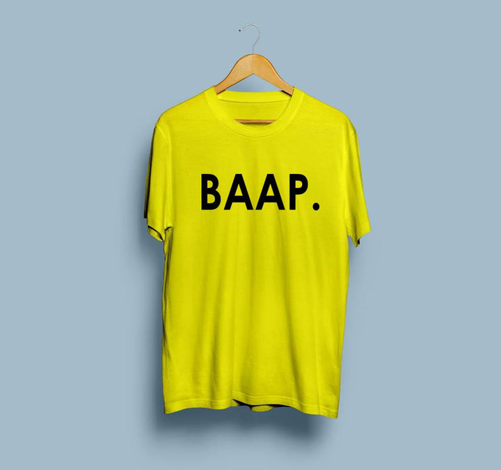 Wf Store- BAAP. Printed Half Sleeves Tee - Yellow