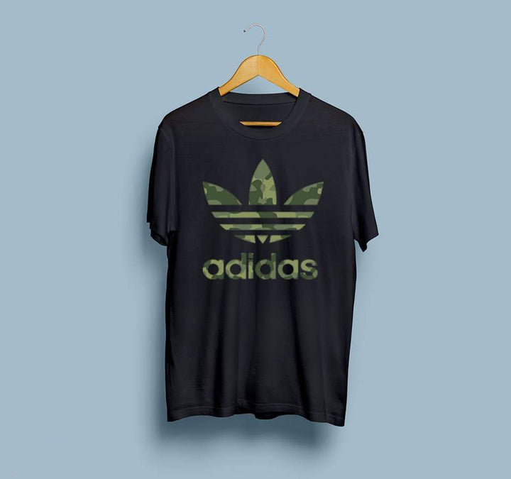 Wf Store- Adidas © Printed Half Sleeves Tee - Black