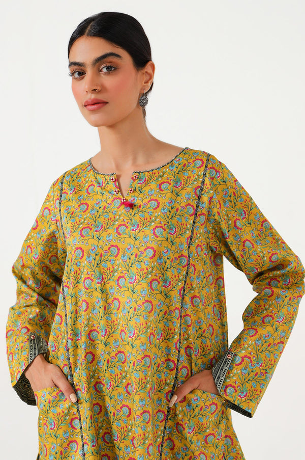 Zeen - Stitched 4- Woven Ethnic 1 Pcs Shirt-841883