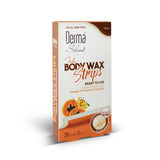 Derma Shine - Full Body Wax Strips Papaya & Vitamin C Extracts
