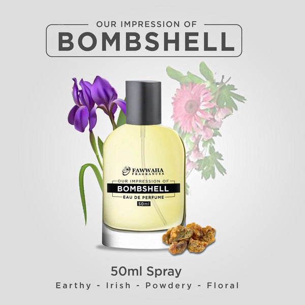 Fawwaha Fragrances- Our Impression Of Bombshell, 50 ml (Spray Form)