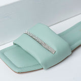 VYBE - Front Buckle Slide-Mint Green