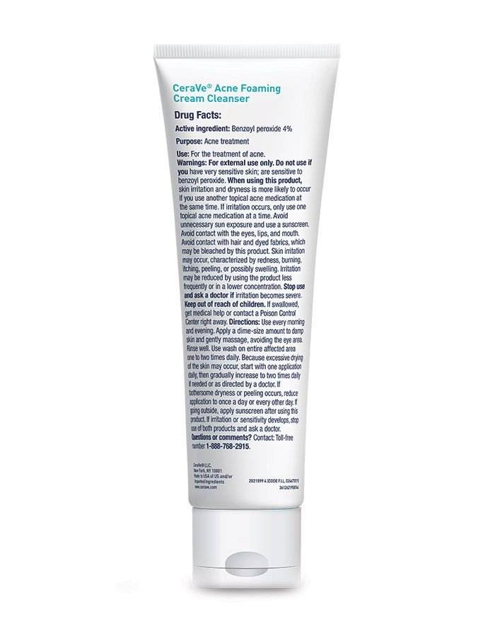 CeraVe- Acne Foaming Cream Cleanser, 150ml