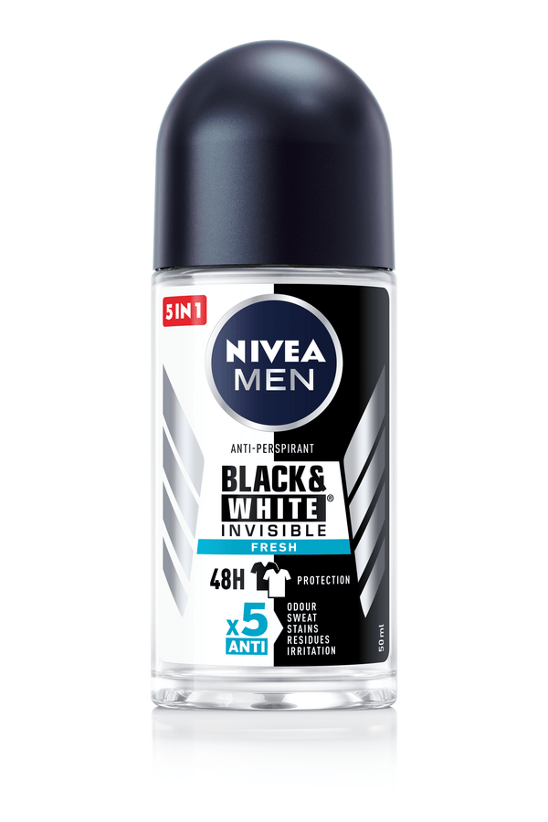 Nivea- Roll-On 50ML Men B&W Invisible Fresh