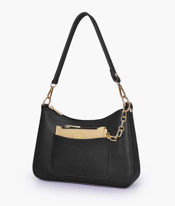 RTW - Black hobo evening bag