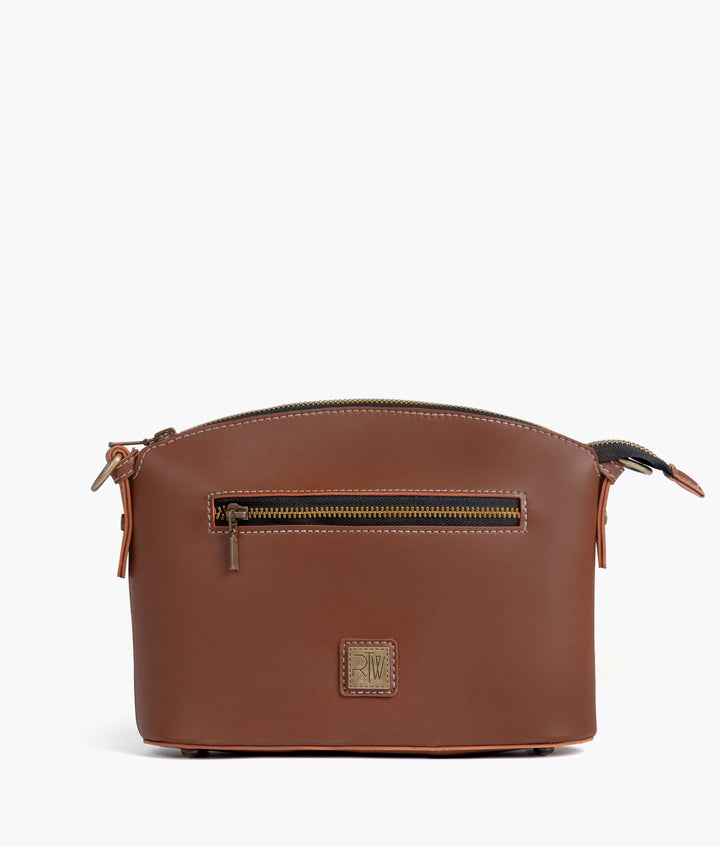 RTW - Brown dome cross-body bag