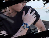 Naviforce- Nf8019 Men's Stainless Steel Mutlifunction Luminous Chronograph Function Quartz Watch