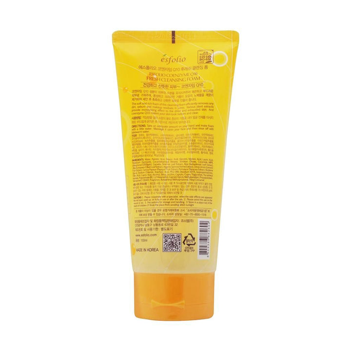 Esfolio-  Coenzyme Q10 Fresh Cleansing Foam 150ml