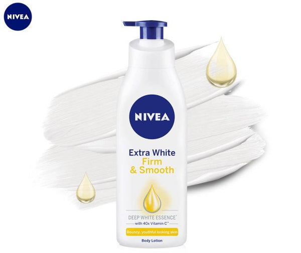 Nivea- Body Lotion 400ml Pump Extra White Firm & Smooth