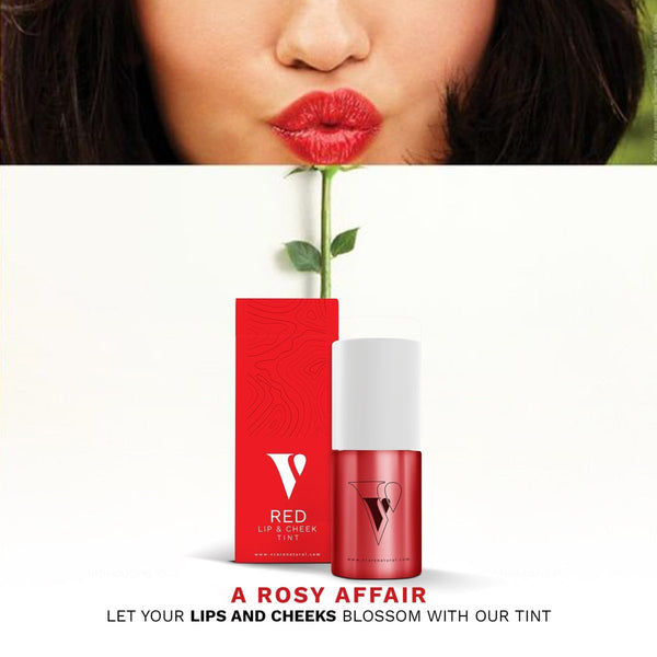 VCare Natural - Lip Cheek Tint Red 15ml