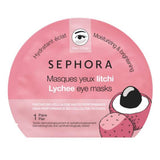 Sephora- Eye Contour Care Paper Mask- Lychee, x1