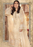 Mbroidered By Maria- B Embroidered Organza Pearl White Suit Unstitched 3 Piece