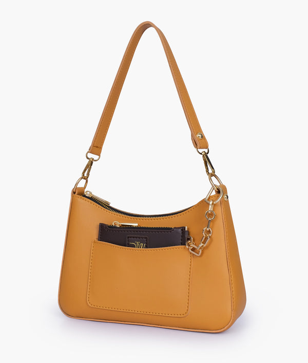 RTW - Mustard hobo evening bag