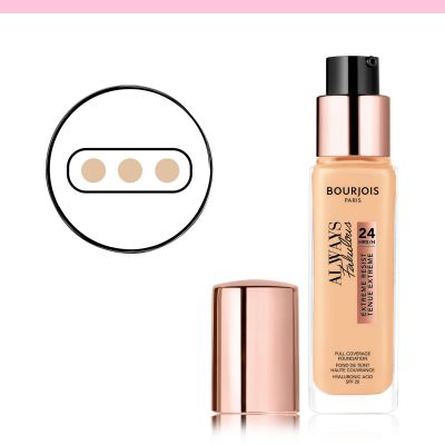 Bourjois- Always Fabulous Liquid Foundation - 110 Light Vanilla / Vanilla Clair