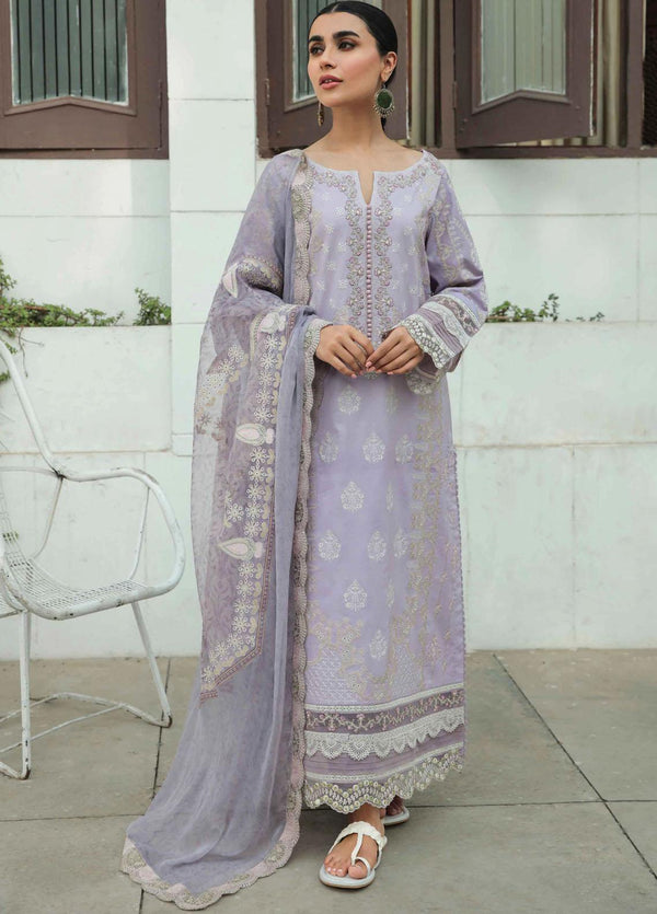 Qalamkar- Embroidered Lawn Suits Unstitched 3 Piece QLM22QD AQ 11 Amyra - Summer Collection